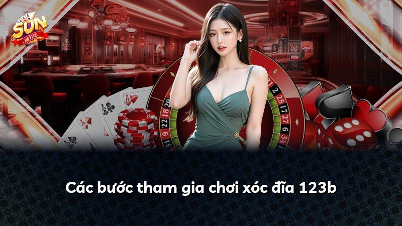 Các bước tham gia chơi xóc đĩa 123b
