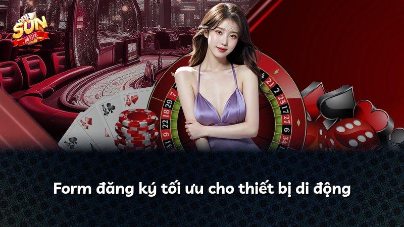 Form đăng ký tối ưu cho thiết bị di động